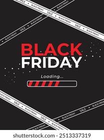 Black friday banner. Vector illustration. Black Friday sale