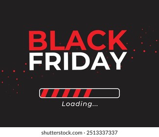Banner de sexta-feira preta. Ilustração vetorial. Venda de Black Friday