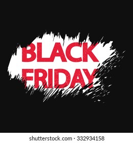 Black Friday banner, vector illustration