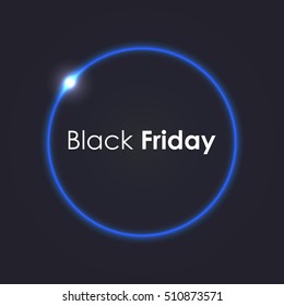 black friday banner, vector illustration