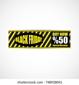 Black Friday Banner, Vector, Illustration, Eps File