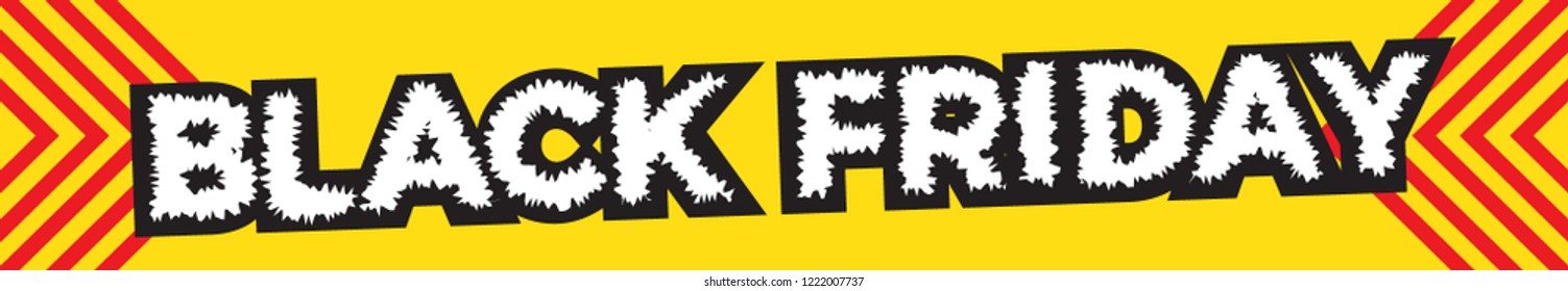 Black Friday banner. Vector banner for shops, web.  Vector Illustration EPS10