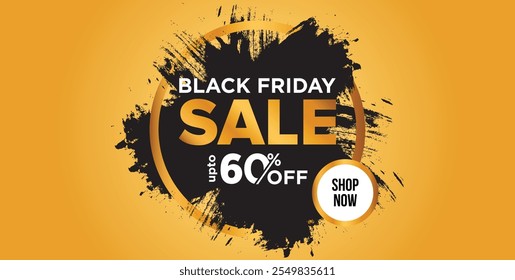 Black Friday Banner Vector Template