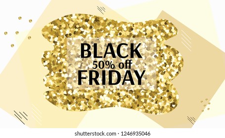 Black Friday banner for your design