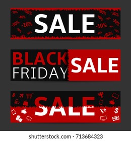 Black friday banners