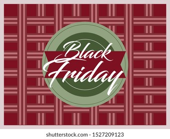 black friday, beautiful greeting card background or banner with vintagel theme. design illustration