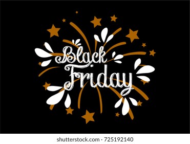 Black Friday, Beautiful greeting card poster