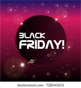 Black Friday, Beautiful greeting card poster with calligraphy text