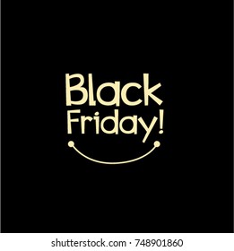 Black Friday, Beautiful greeting card poster