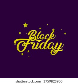 black friday, beautiful template banner with star theme. vector design illustration, graphics elements for t-shirts, the sign, badge or greeting card and background photo booth