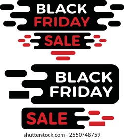 Black Friday best deals 2024 tag and banner vector design