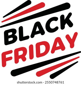 Black Friday best deals 2024 tag and banner vector design