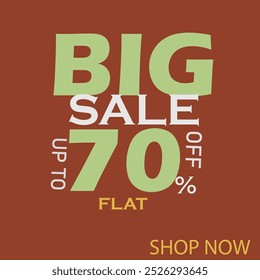 Black friday. Big sale 70%