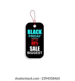 Black Friday Big Sale Advertisement Vector
