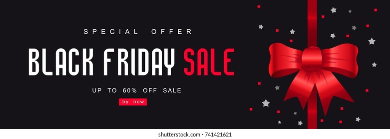 Black Friday, Big Sale, creative template on flat design