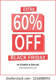 Black Friday Big Sale Flyer Poster Social Media Post Design