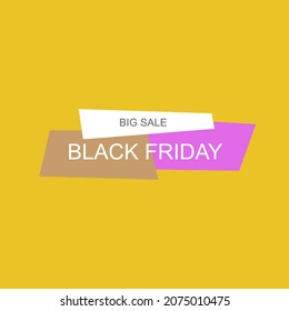 Black friday big sale layout background pattern Geometric logo icon sign Modern abstract design style Fashion print clothes apparel greeting invitation card cover poster banner flyer store shop ad