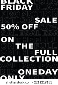 black Friday big sale poster flyer or social media post template design