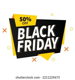 black Friday big sale poster flyer or social media post template design