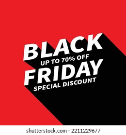 black Friday big sale poster flyer or social media post template design