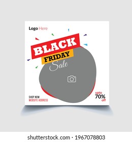 
Black Friday Big Sale Social Media Banner Template Design