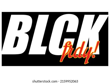 Black Friday Blck Frdy Sale Vector Design Template