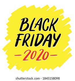 Black Friday in Brazilian Vernacular typography. Modern Hand Lettering Sign and Logo. text composition in supermarket style. Vector!