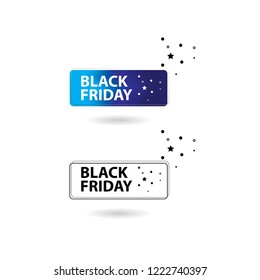 Black Friday Button Design Elements