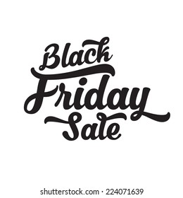Black Friday Calligraphic Design