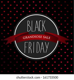 Black Friday Calligraphic Designs. Poster Sale.Typography.Vector illustration. Sale Tags for special offers and black Friday