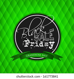 Black Friday Calligraphic Designs. Poster Sale.Typography. Vector illustration.