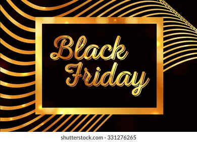 Black Friday Calligraphic Designs. Poster Sale.Typography.Vector illustration. Sale Tags for special offers and black Friday