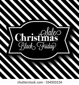 Black Friday Calligraphic Designs. Poster Sale.Typography.Vector illustration. Sale Tags for special offers and Christmas Sale