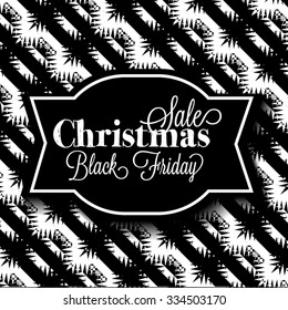 Black Friday Calligraphic Designs. Poster Sale.Typography.Vector illustration. Sale Tags for special offers and Christmas Sale