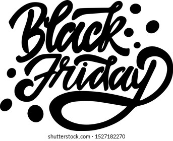 Black Friday Calligraphic Designs | Retro Style Elements | Vintage Ornaments