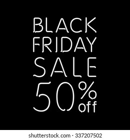 Black Friday Calligraphic Designs | Retro Style Elements | Vintage Ornaments | Sale, Clearance | Vector art