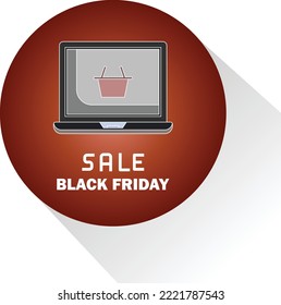 black friday, can be used as an icon