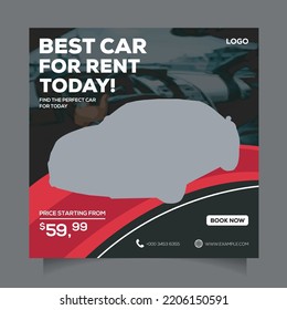 Black Friday Car Sale Social Media Post Template