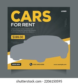 Black Friday Car Sale Social Media Post Template