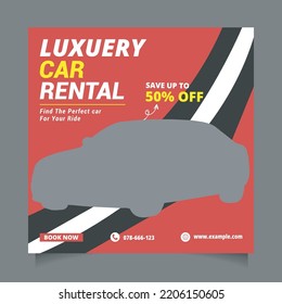 Black Friday Car Sale Social Media Post Template