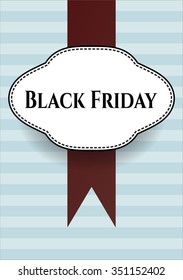 Tarjeta de viernes negro con un bonito diseño