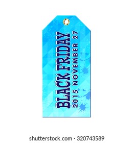 black friday card, vector  illustration clip-art