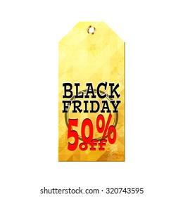 black friday card, vector  illustration clip-art