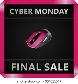 Black Friday collection sale banner. Label. Vector illustration