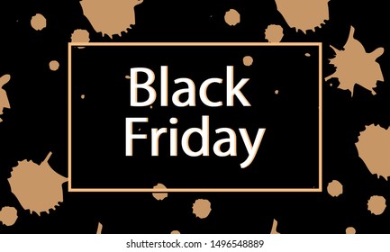 Black Friday Concept banner with background 
