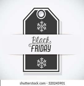 Black Friday concept with  sales icons design, vector illustration eps 10