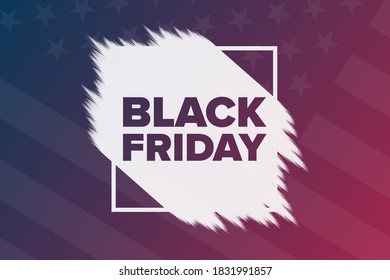 Black Friday concept. Template for background, banner, card, poster with text inscription. Vector EPS10 illustration