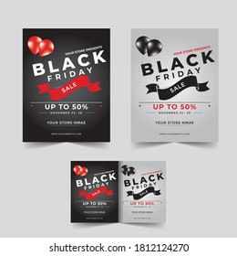 Folleto creativo de Black Friday y diseño de volantes para empresas 