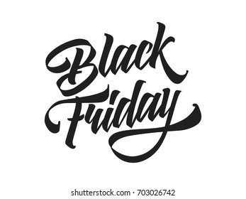 Black Friday creative lettering