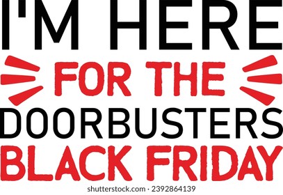 Black Friday Crispy Typographic Design For Clothing, Apparel Printing Offering Highly Promoted Sales at Discounted Prices on a Popular shopping day.